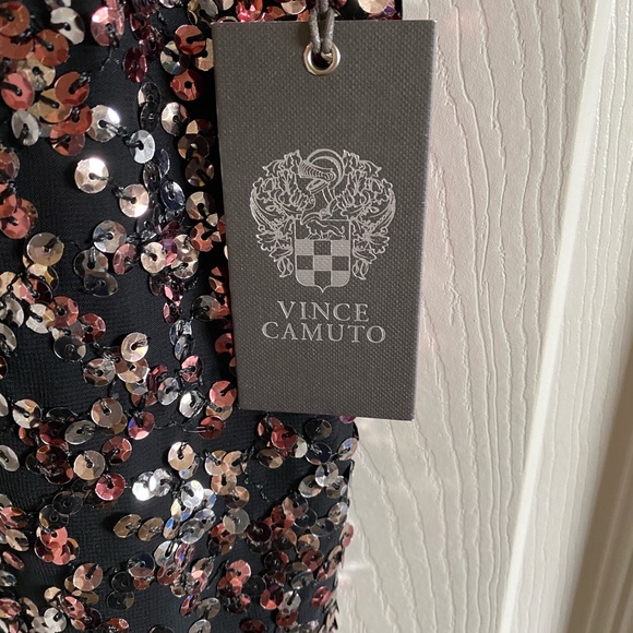 NWT Vince Camuto Women’s Sequin Knit Top Small - Picture 3 of 7